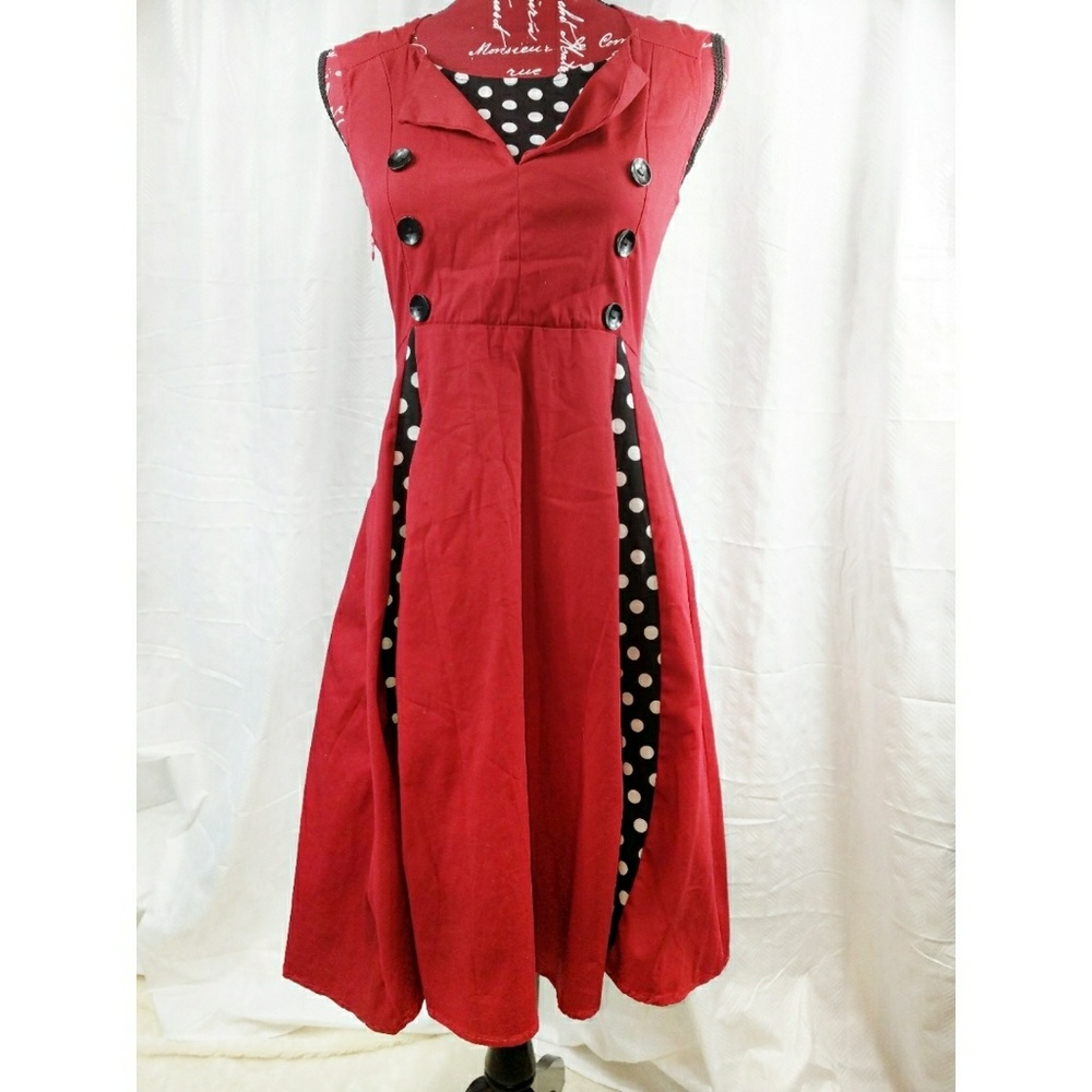 IHot Vintage Pinup style dress size Medium